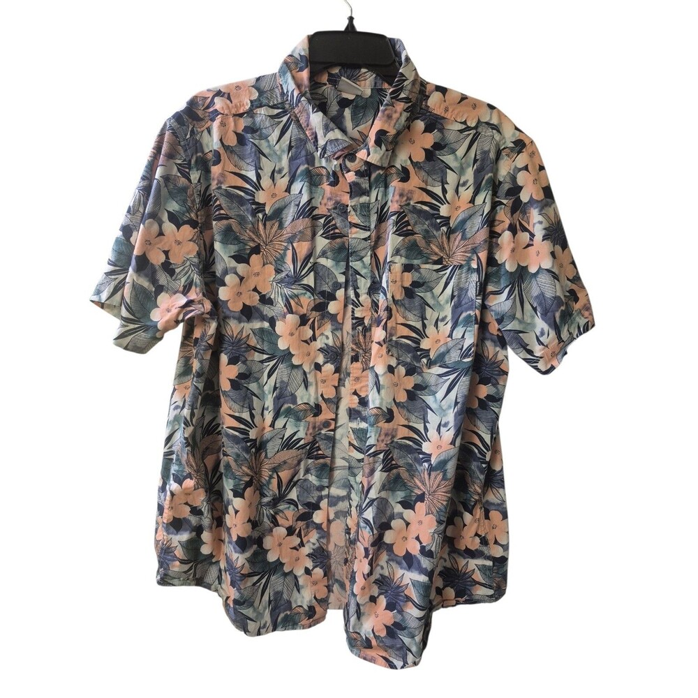Hurley Mens XL Hawaiian All Over Print Shirt
